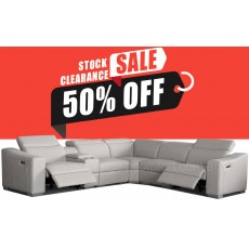 ACCENT KING SIZE CORNER LOUNGE IN FABRIC (BRAND NEW)